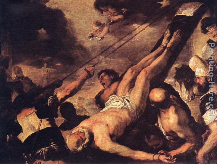 Crucifixion of St. Peter painting - Luca Giordano Crucifixion of St. Peter art painting Crucifixion of St. Peter painting - Luca Giordano Crucifixion of St. Peter art painting